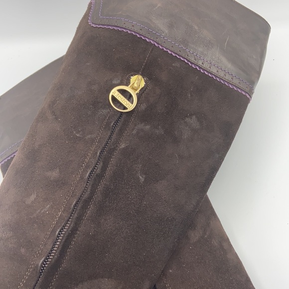 a.testoni leather and suede dress boot - Picture 8 of 9